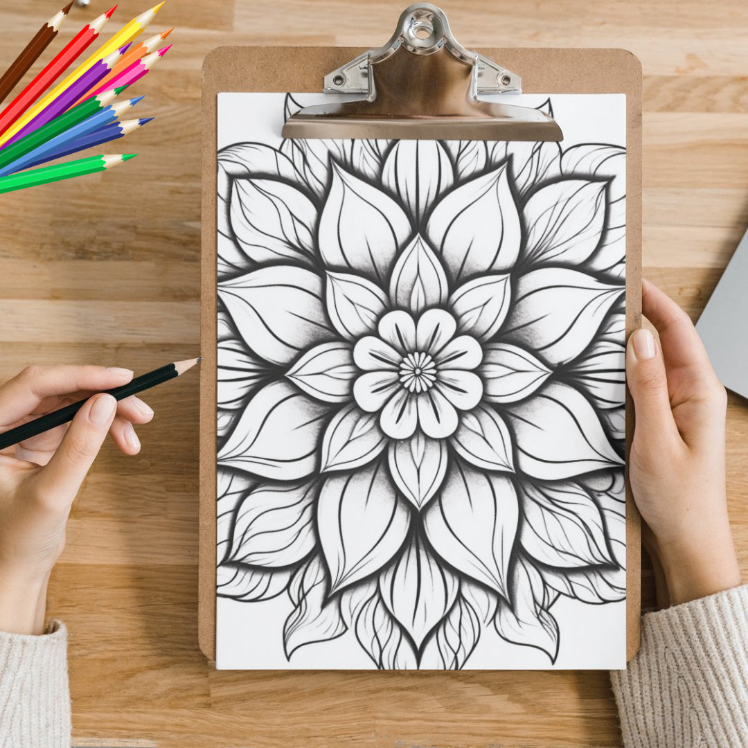Mandela Coloring Page - Classic 9 - creazives