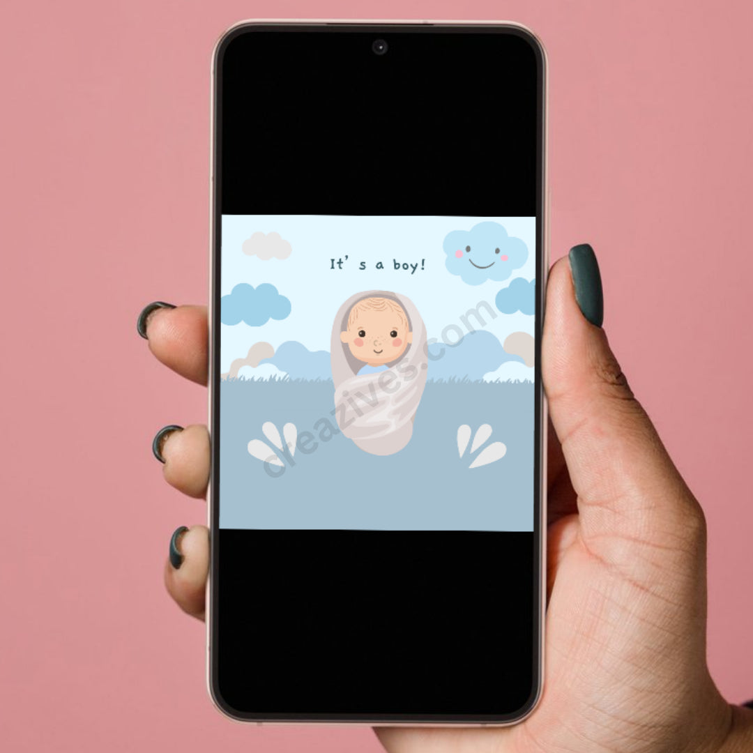 Baby Announcement Post - creazives
