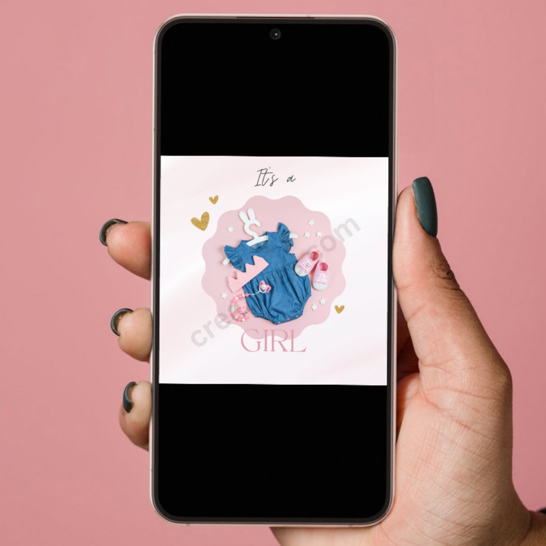 Baby Announcement Post - creazives