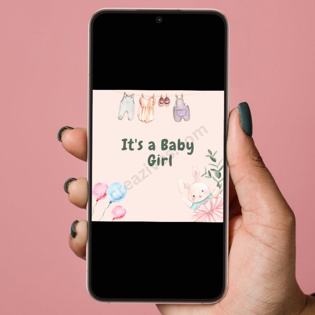 Baby Announcement Post - creazives