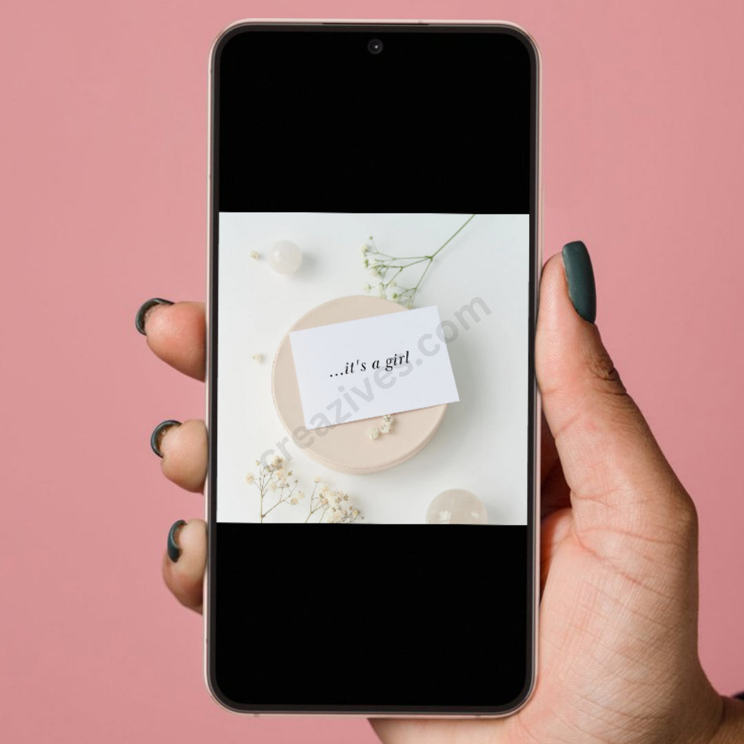 Baby Announcement Post - creazives