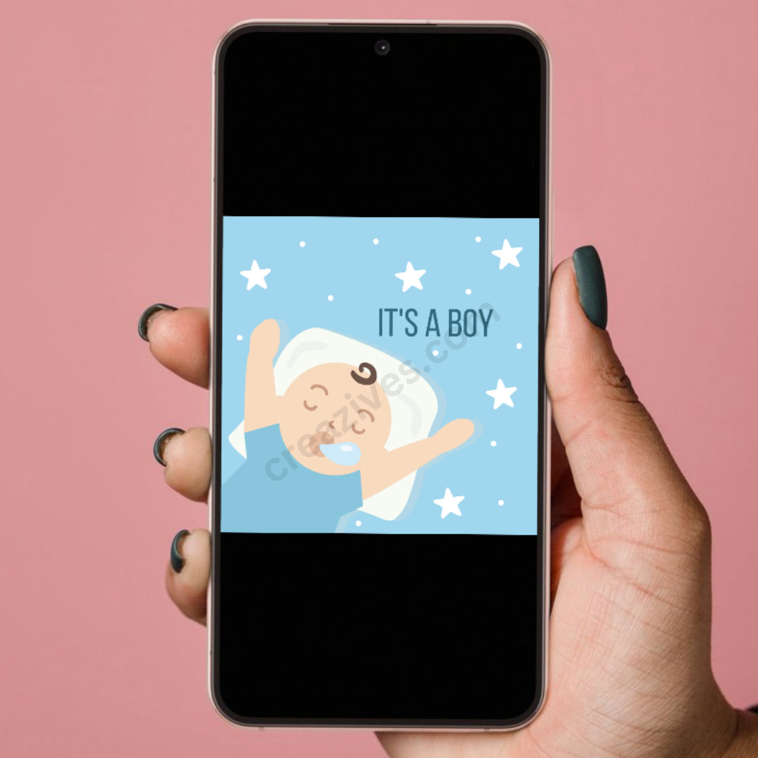 Baby Announcement Post - creazives