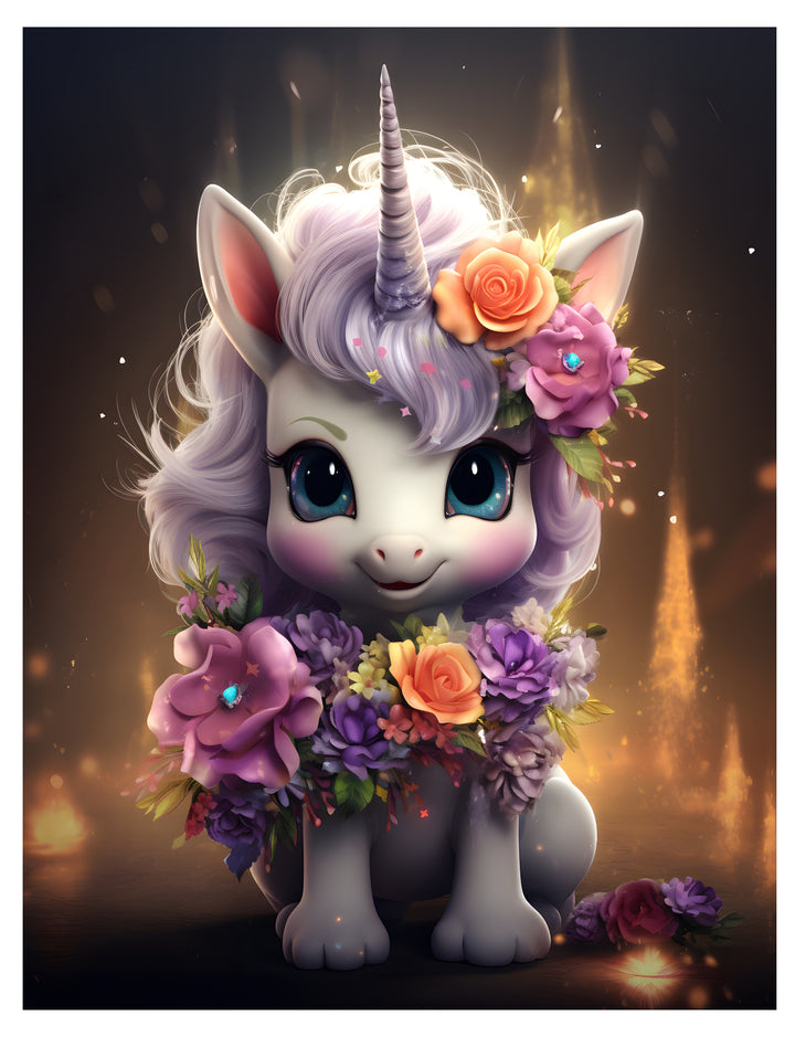 Baby Unicorns Coloring Book 02