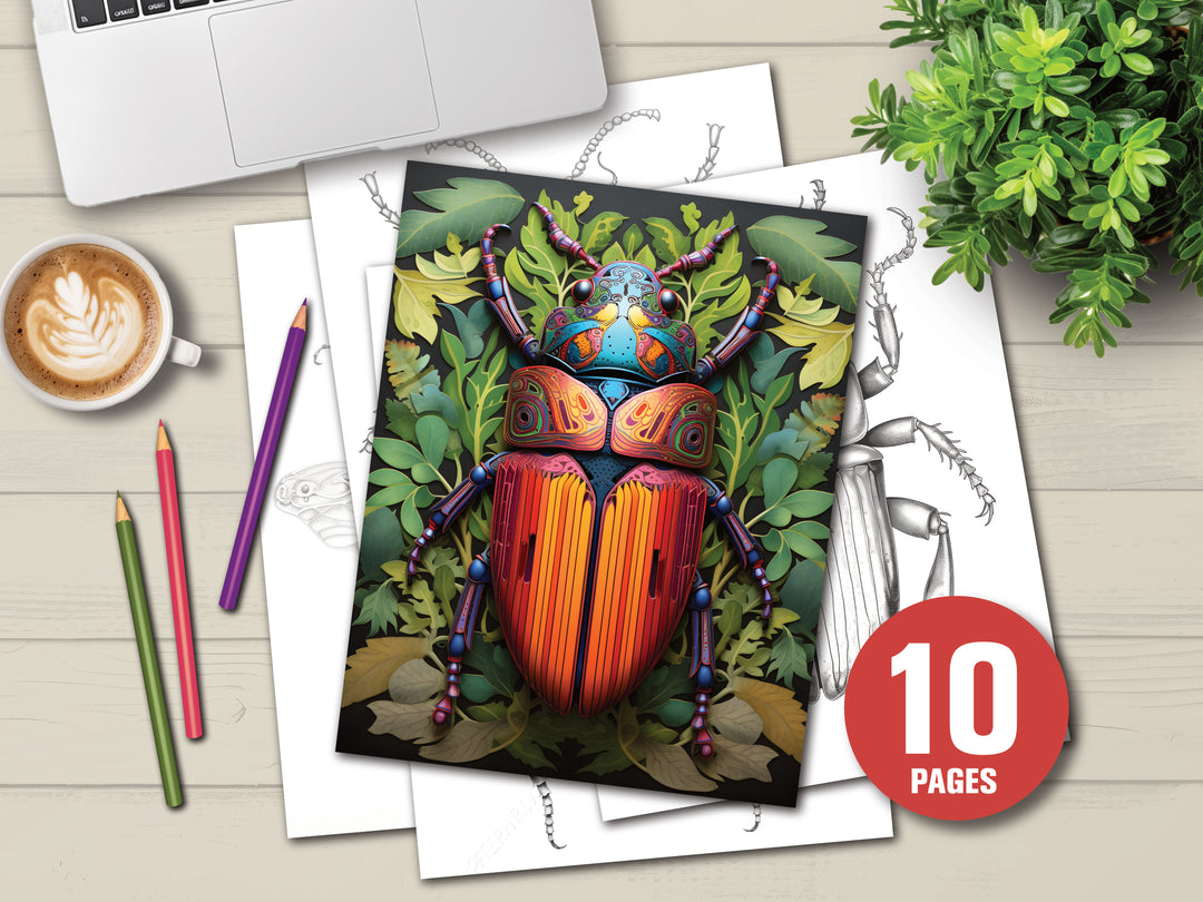 Digital - Bugs Coloring Book