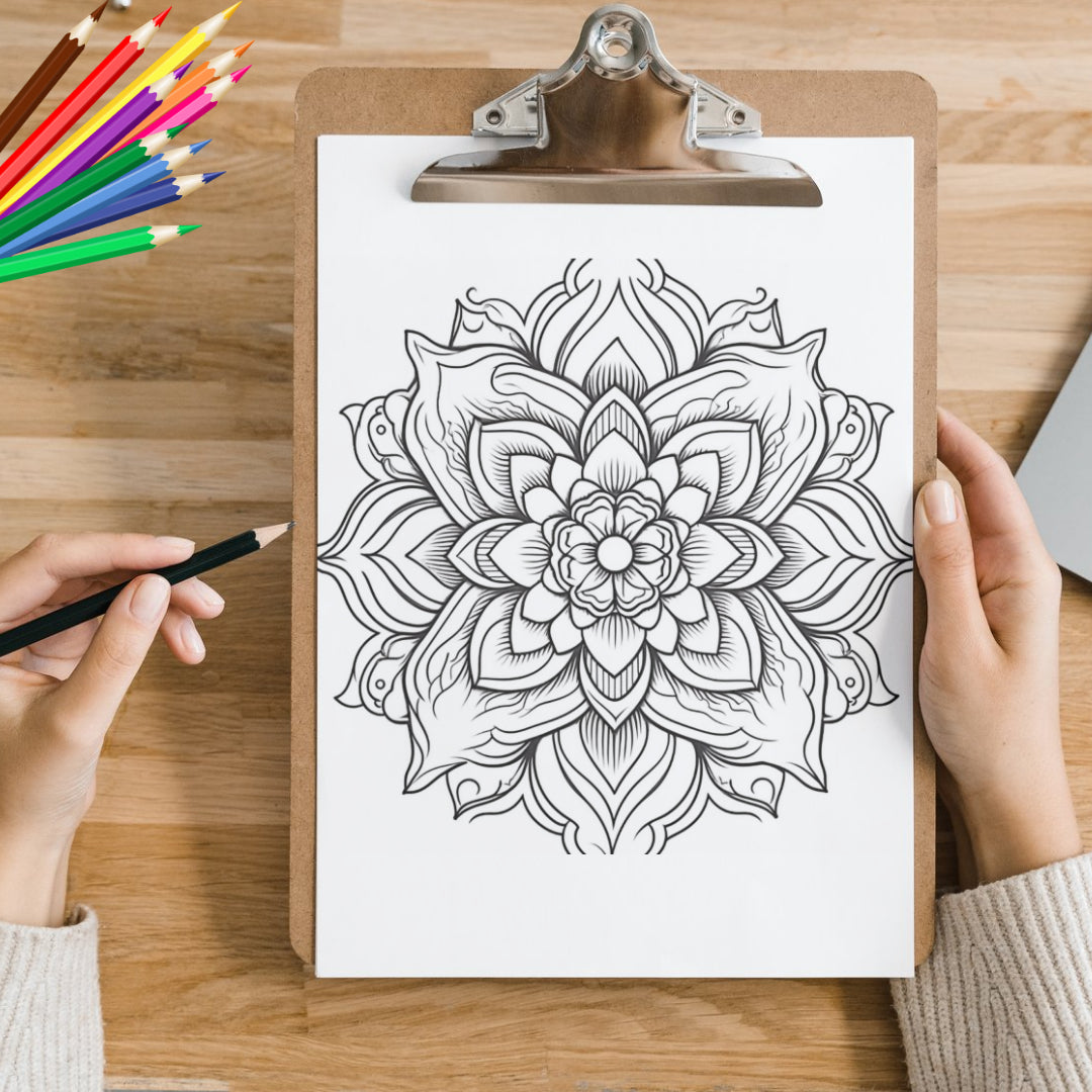Mandela Coloring Page - Classic - creazives