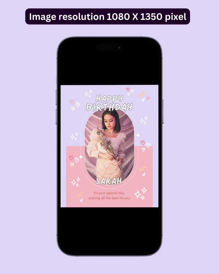 Happy Birthday Post - Image Personalized - creazives