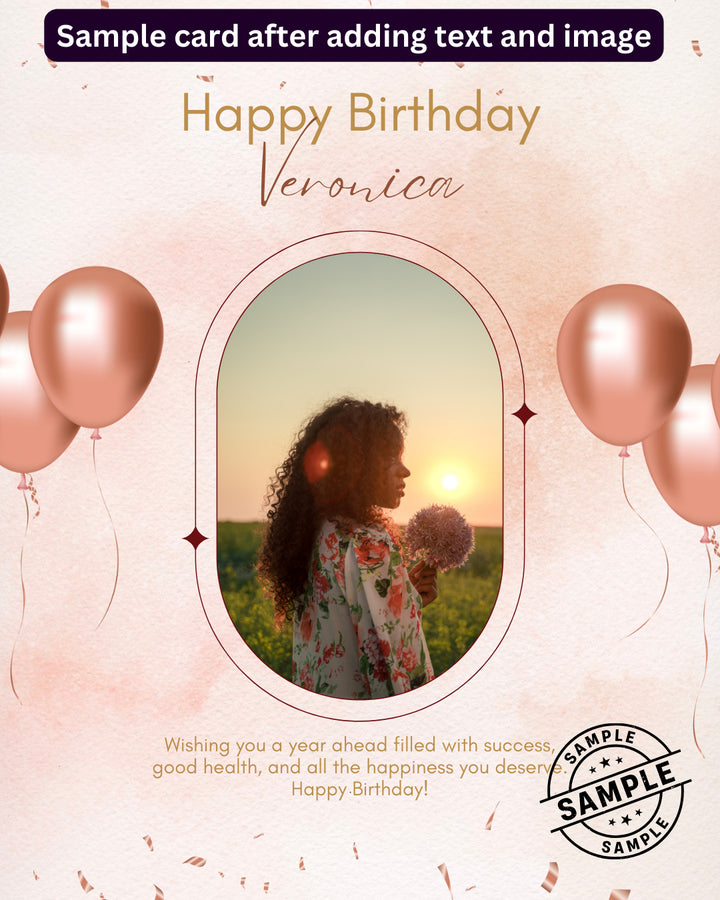 Happy Birthday Post - Image Personalized - creazives