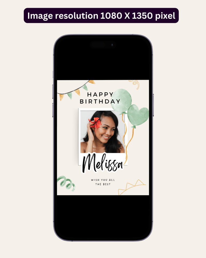 Happy Birthday Post - Image Personalized - creazives
