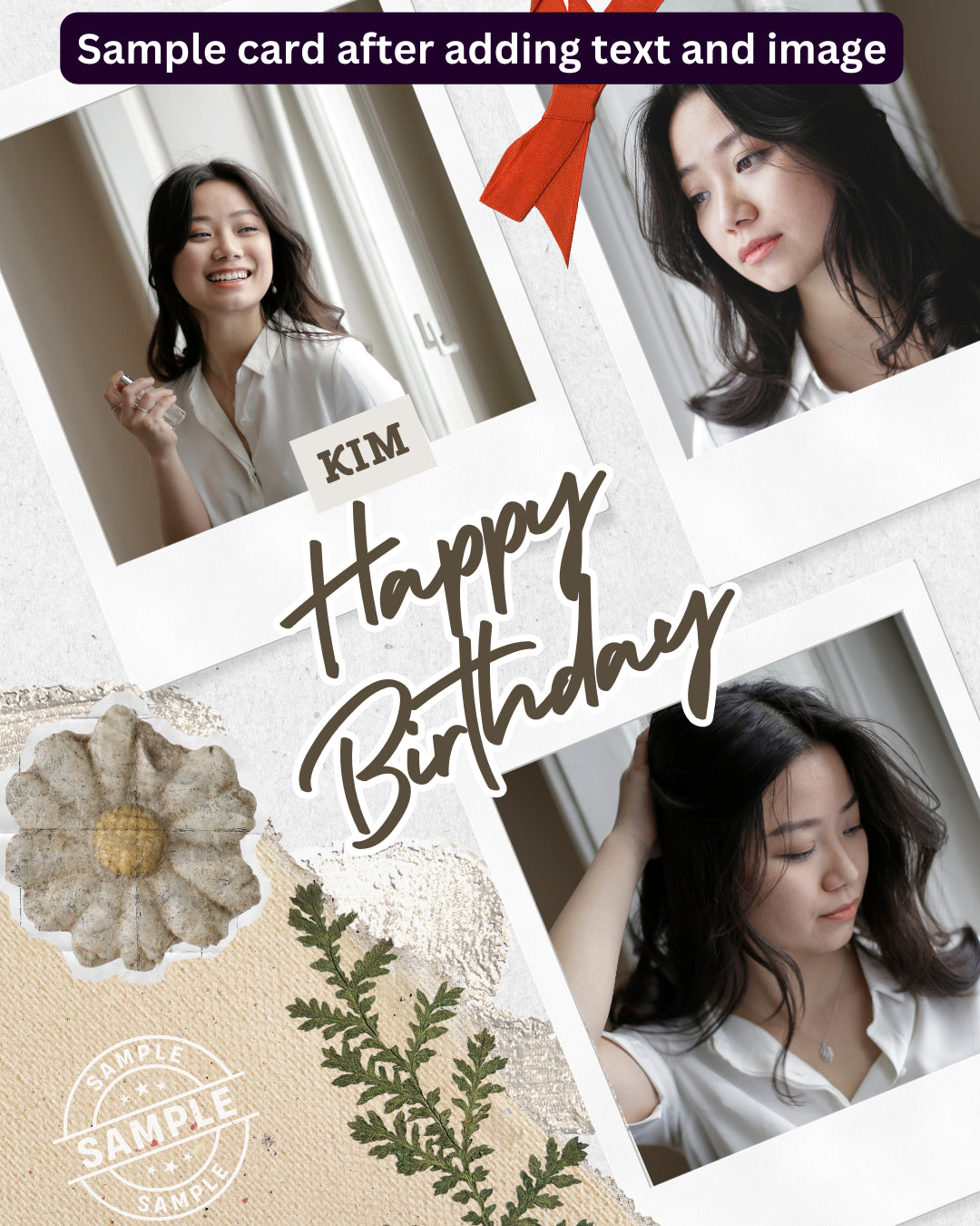 Digital - Happy Birthday Post - Image Personalized