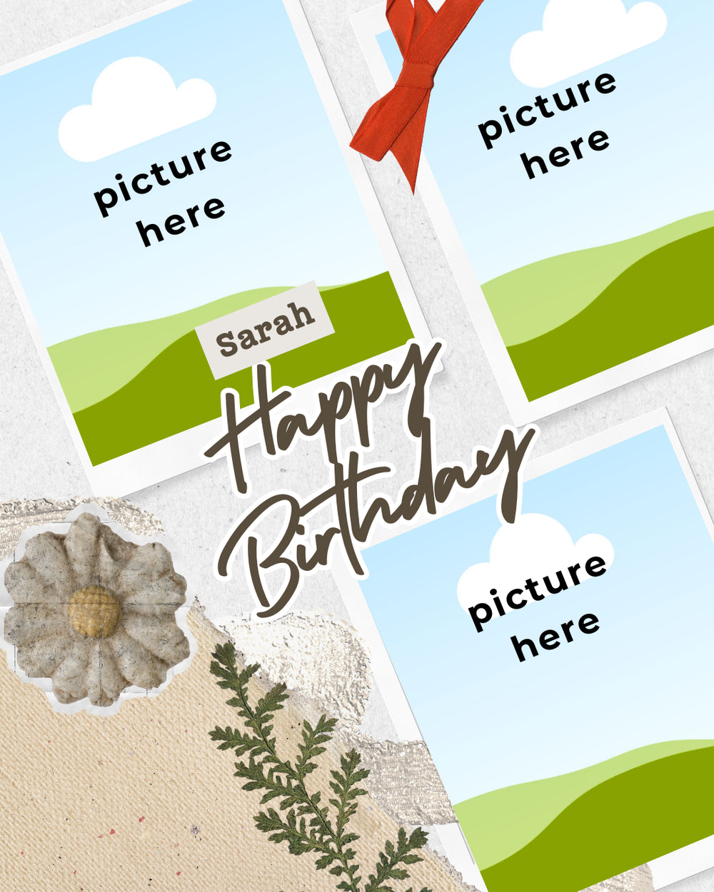 Digital - Happy Birthday Post - Image Personalized