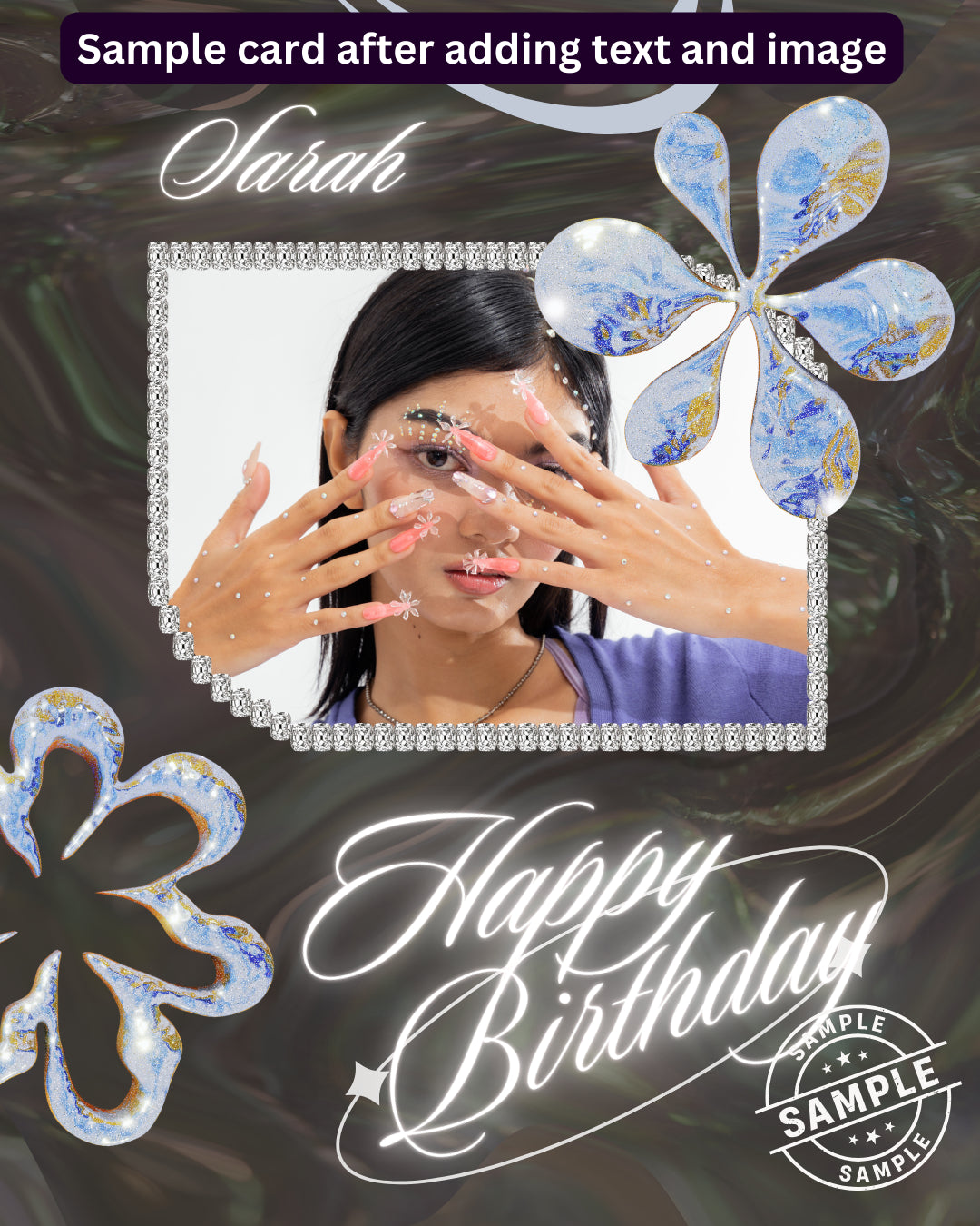 Digital - Happy Birthday Post - Image Personalized