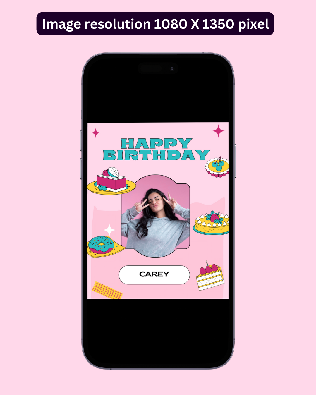 Happy Birthday Post - Image Personalized - creazives