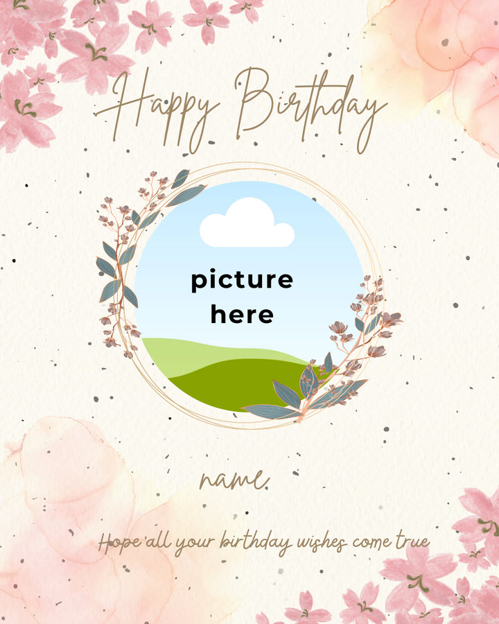 Happy Birthday Post - Image Personalized - creazives