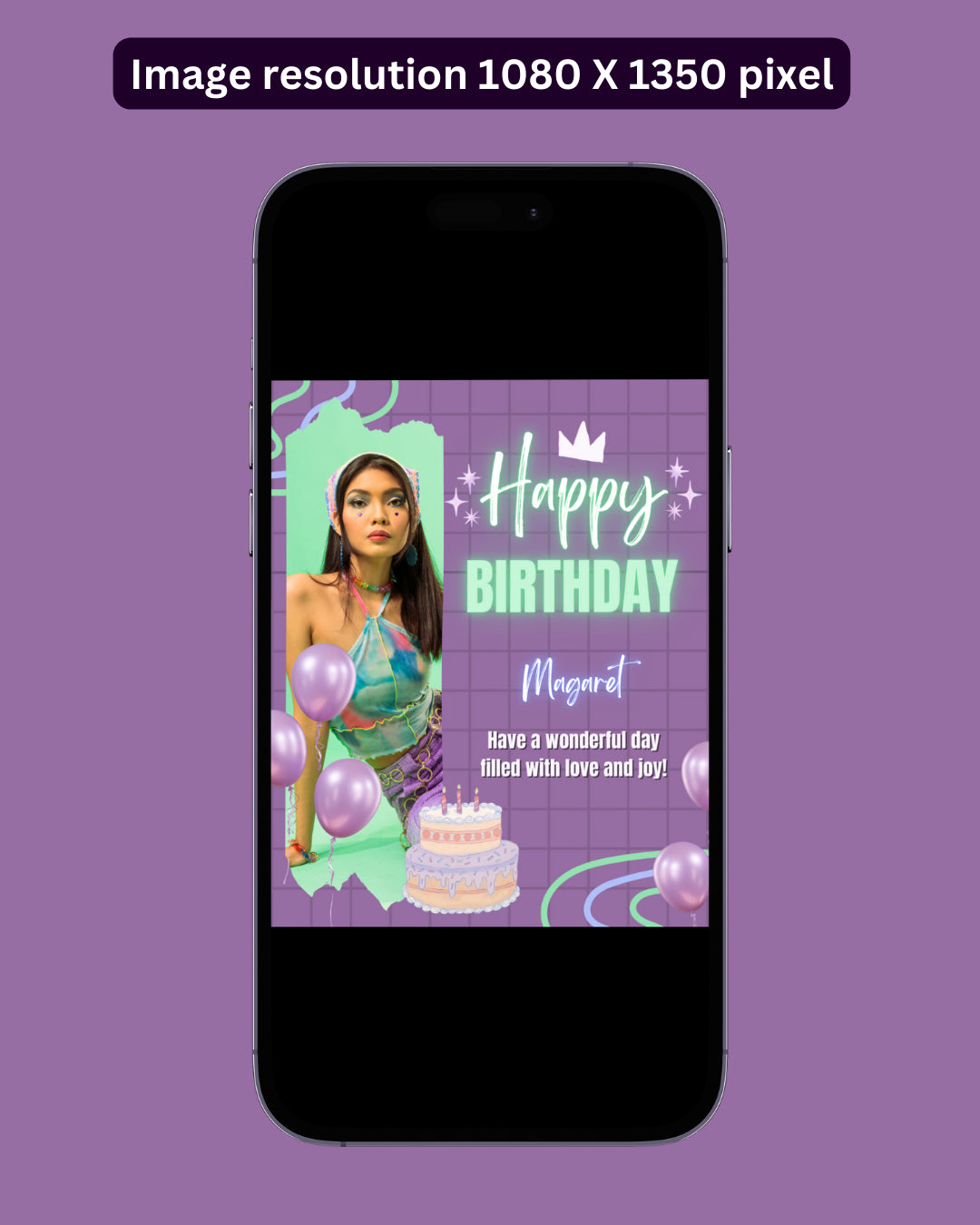 Happy Birthday Post - Image Personalized - creazives