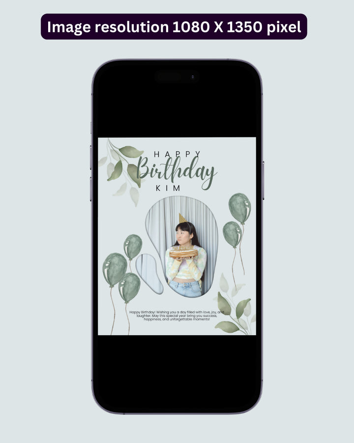 Happy Birthday Post - Image Personalized - creazives
