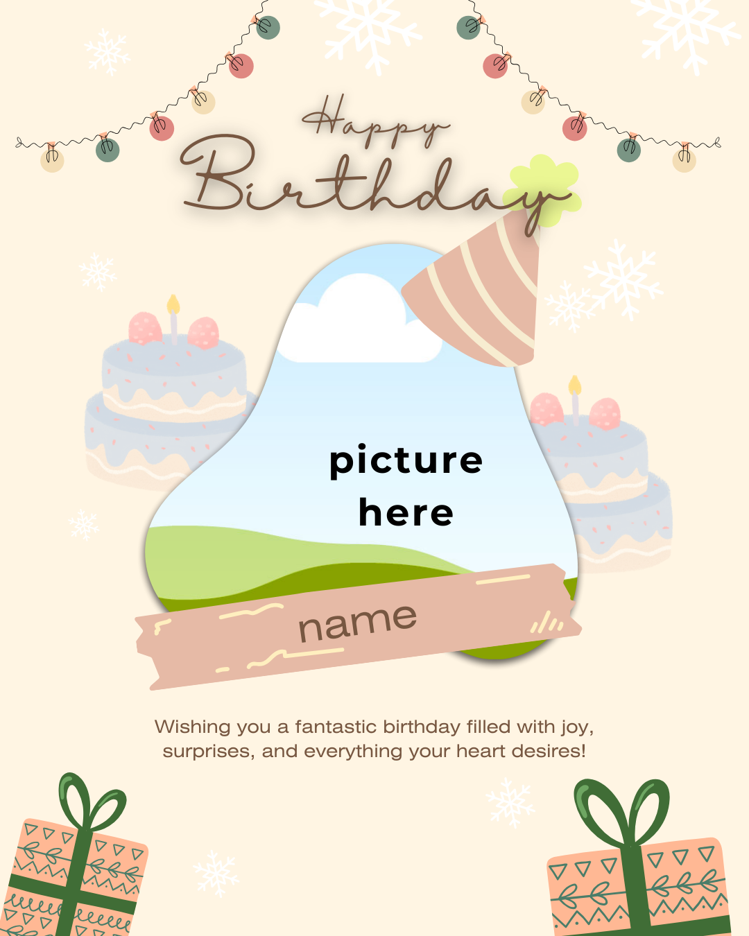 Happy Birthday Post - Image Personalized - creazives