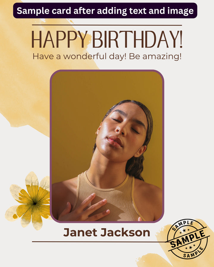 Happy Birthday Post - Image Personalized - creazives