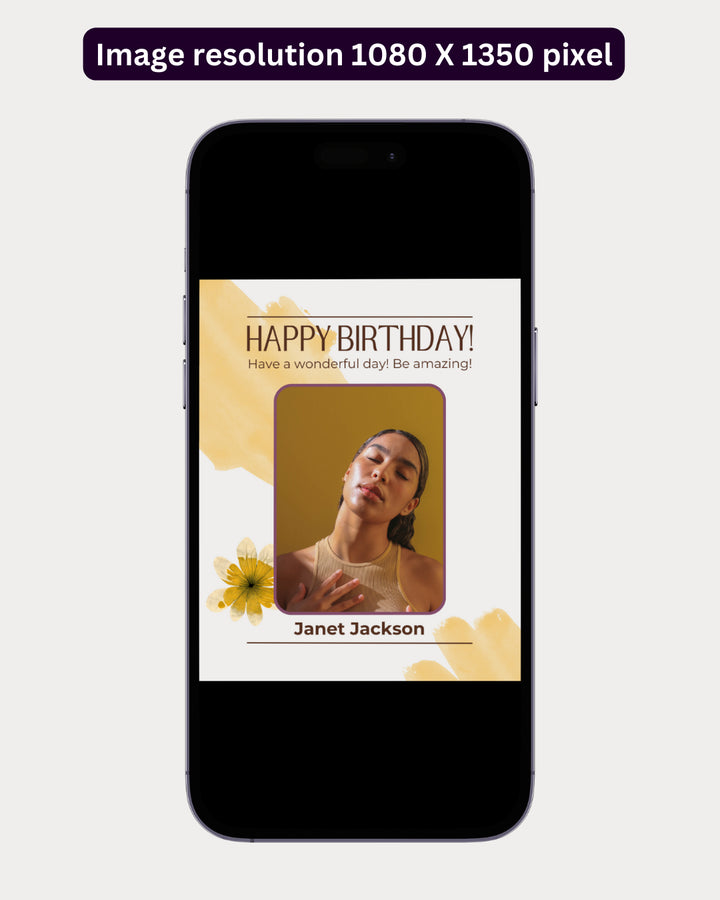 Happy Birthday Post - Image Personalized - creazives