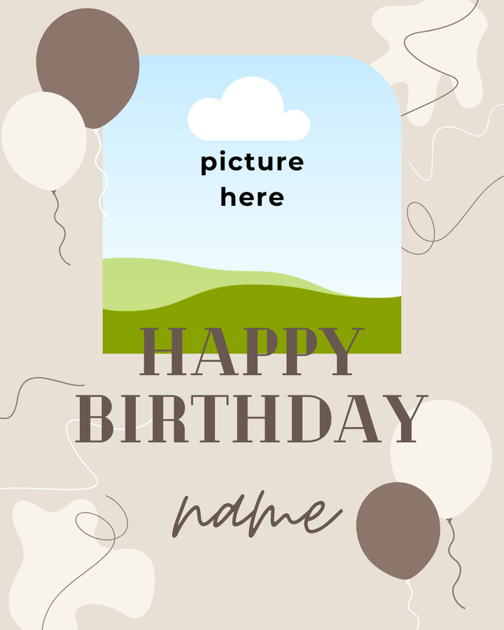Happy Birthday Post - Image Personalized - creazives