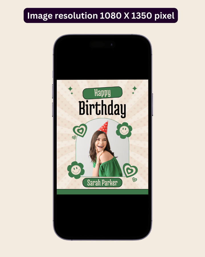Happy Birthday Post - Image Personalized - creazives