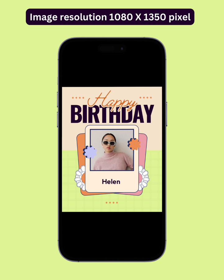 Happy Birthday Post - Image Personalized - creazives