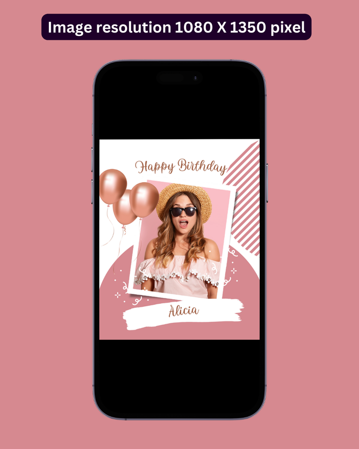 Happy Birthday Post - Image Personalized - creazives