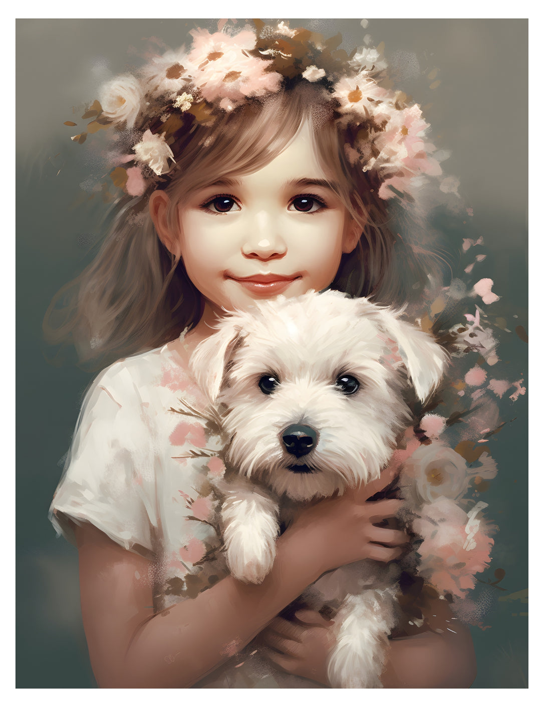 Girls with dogs Coloring Book - creazives