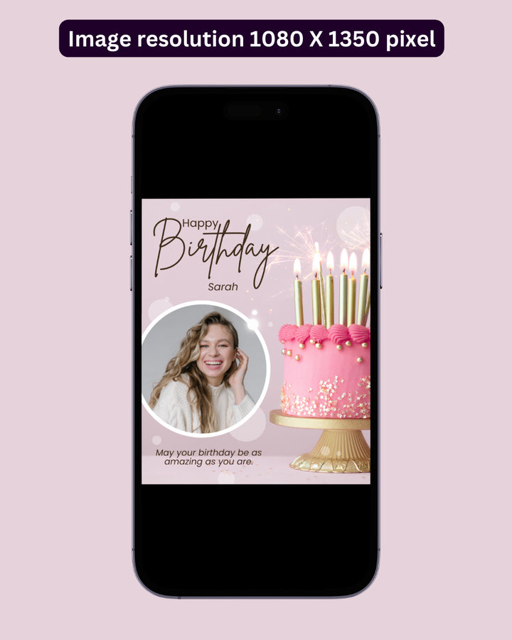 Happy Birthday Post - Image Personalized - creazives