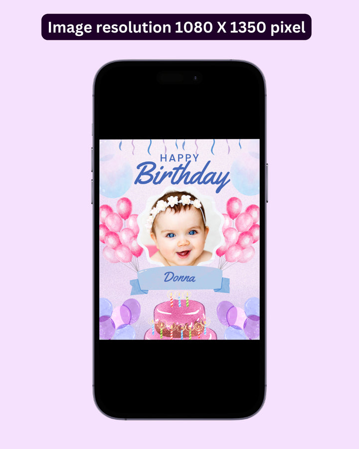 Happy Birthday Post - Image Personalized - creazives