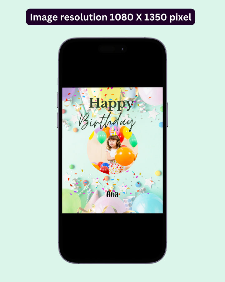 Happy Birthday Post - Image Personalized - creazives