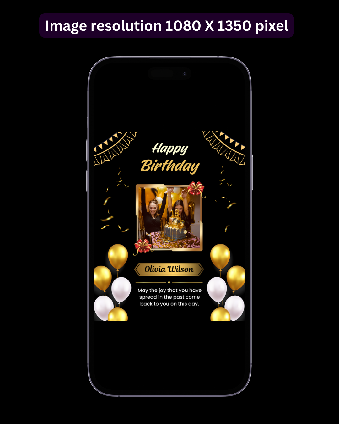 Happy Birthday Post - Image Personalized - creazives