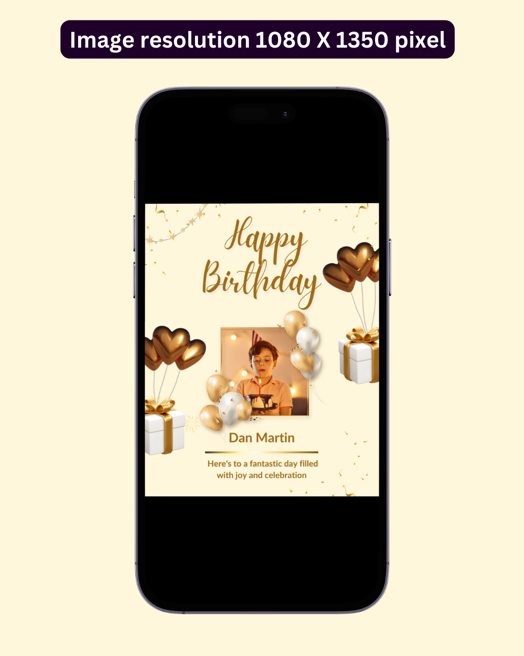 Happy Birthday Post - Image Personalized - creazives