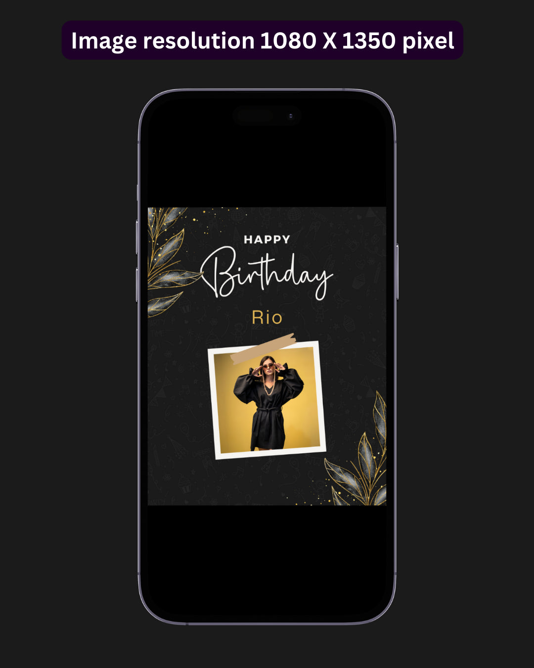 Happy Birthday Post - Image Personalized - creazives