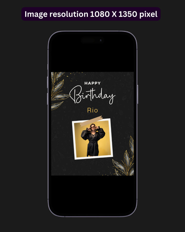 Happy Birthday Post - Image Personalized - creazives