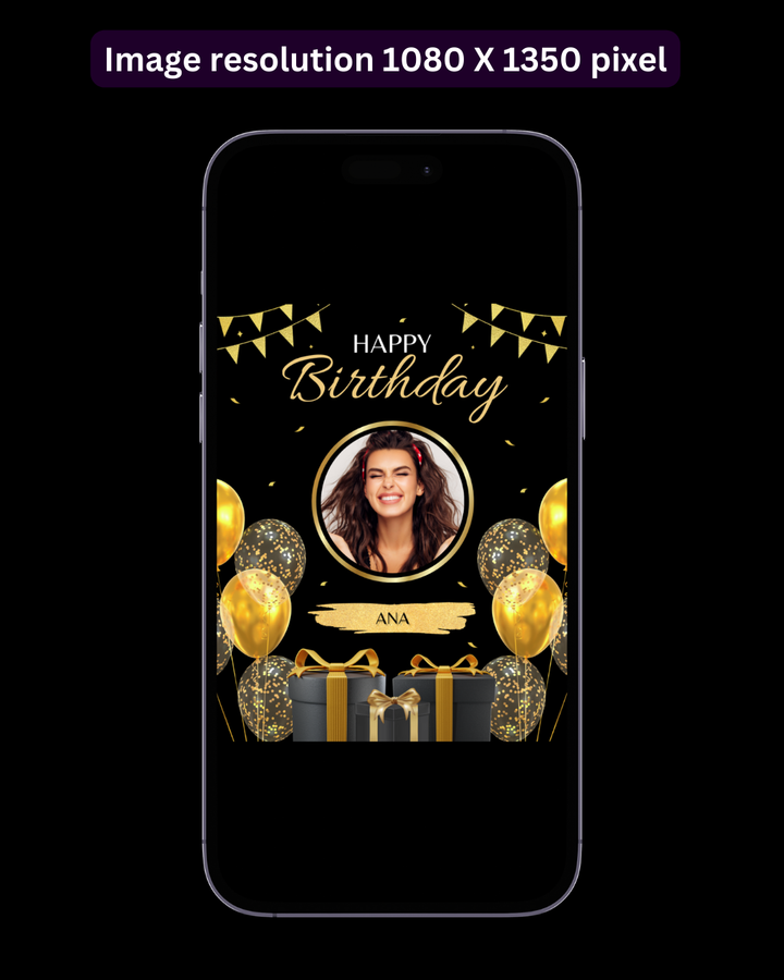 Happy Birthday Post - Image Personalized - creazives