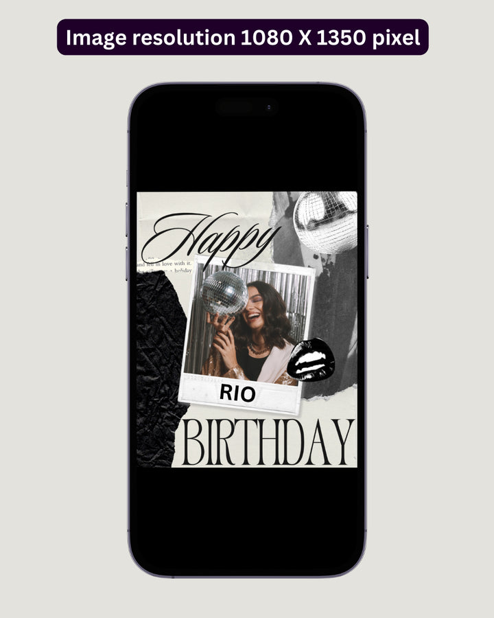 Happy Birthday Post - Image Personalized - creazives