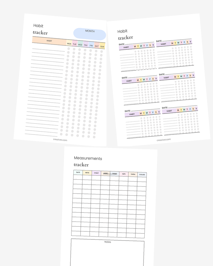 Fitness Planner 1 - creazives
