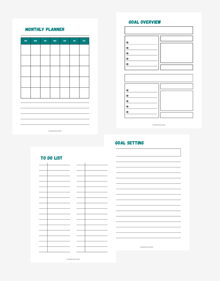 Goal Planner 1 - creazives
