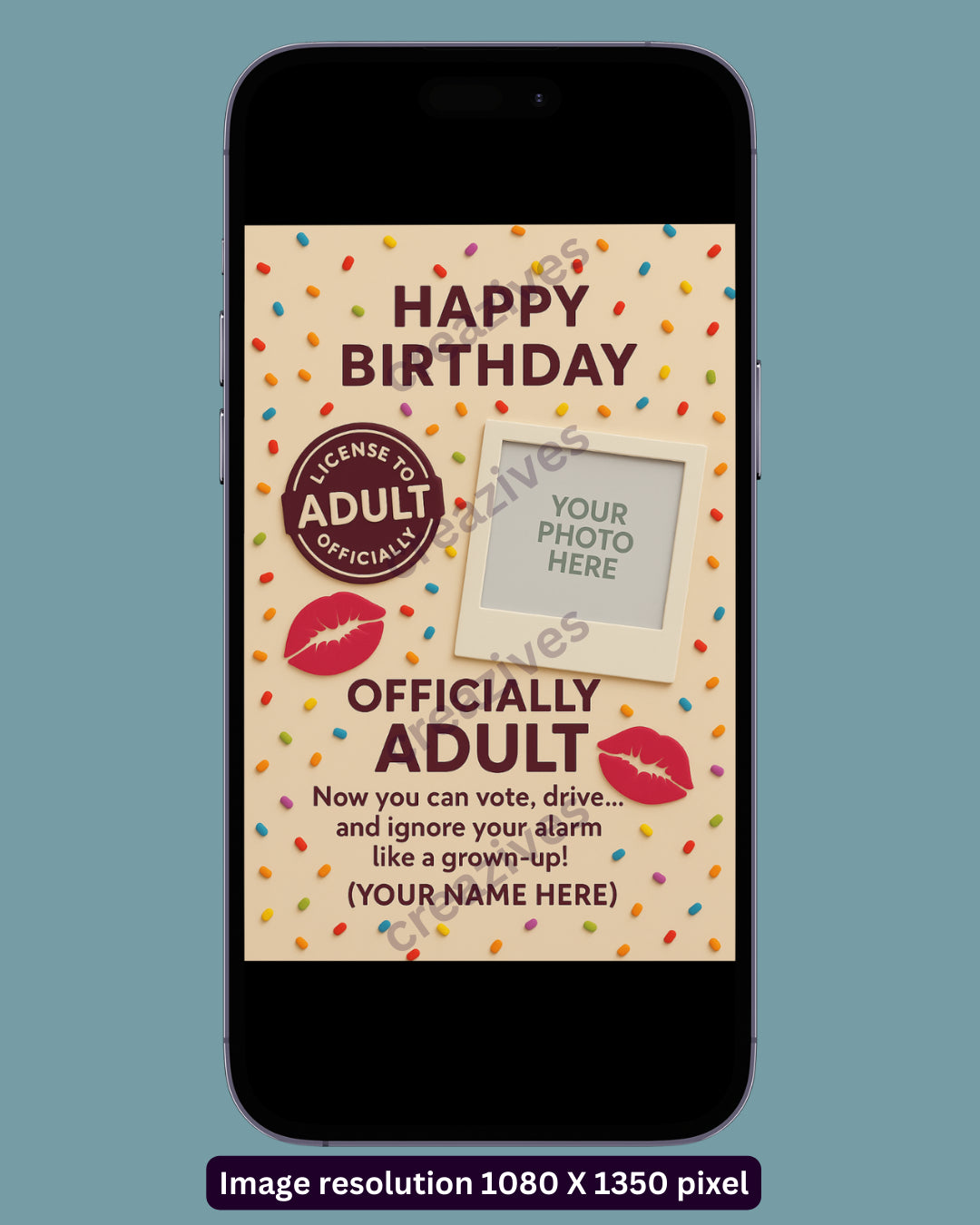 Happy Birthday 18 - creazives