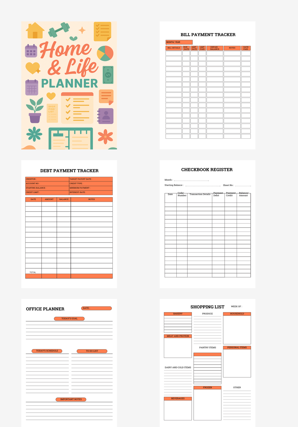 Home and Life Planner 1 - creazives