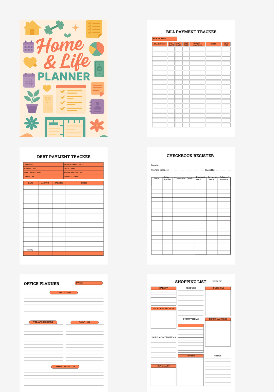 Home and Life Planner 1 - creazives