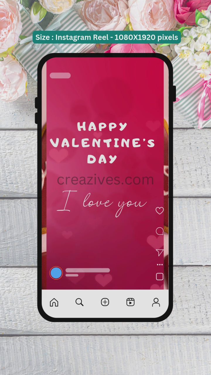 Valentines day Instagram Reel Video