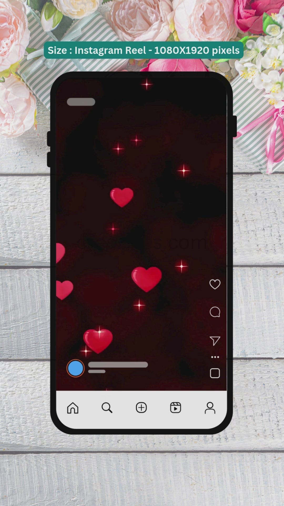 Valentines day Instagram Reel Video