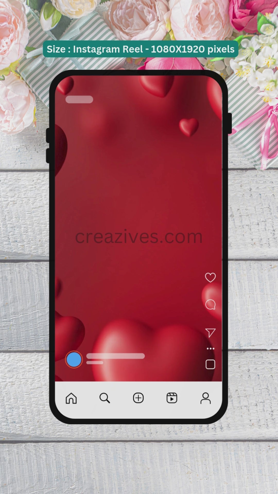 Valentines day Instagram Reel Video