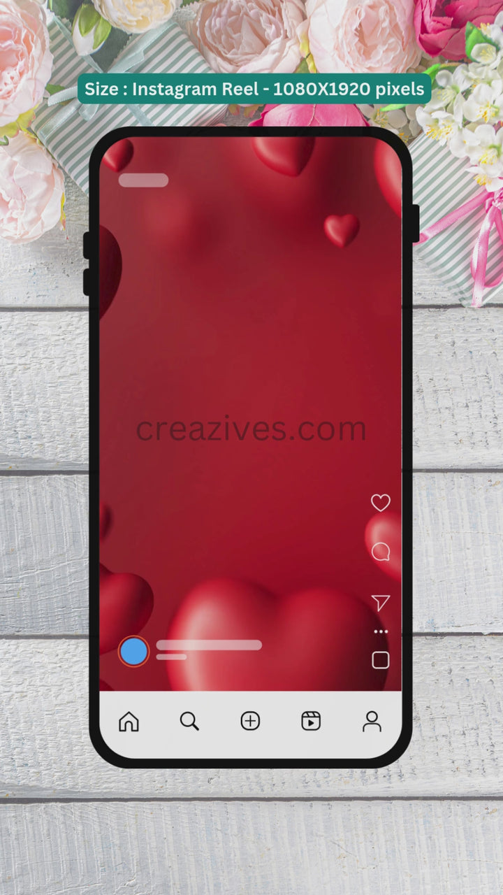 Valentines day Instagram Reel Video